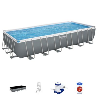 Bestway Power Steel Pool Set, 24 ft.