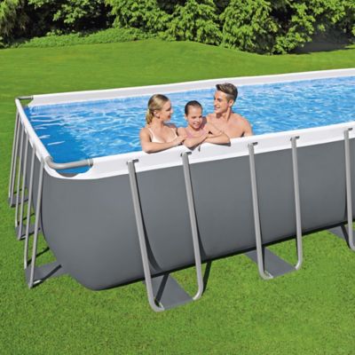 Image showing 6 th Bestway Power Steel Pool Set, 24 ft.