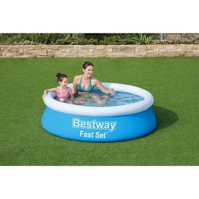 Image showing 7 th Bestway Fast Set Pool Blue