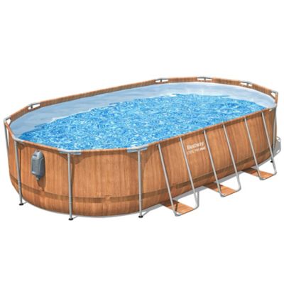 Bestway Steel Pro MAX Comfort Jet Oval Pool Set