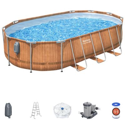 Image showing  Steel Pro MAX Comfort Jet Oval Pool Set
