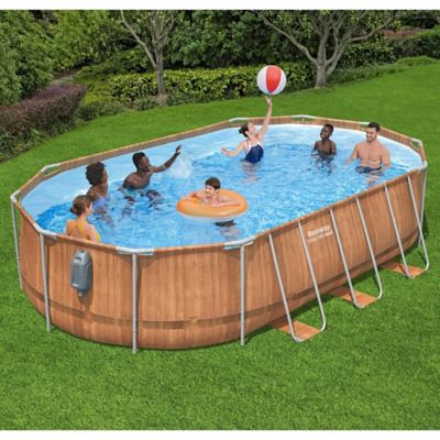 Image showing  Steel Pro MAX Comfort Jet Oval Pool Set