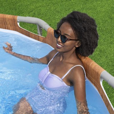 Image showing  Steel Pro MAX Comfort Jet Oval Pool Set