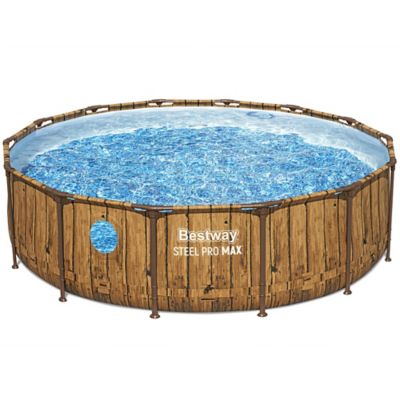 Bestway Steel Pro MAX Splashview Pool Set, 14 ft.