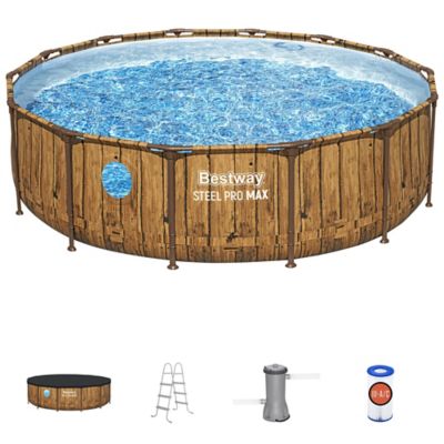 Image showing 1 th Bestway Steel Pro MAX Splashview Pool Set, 14 ft.