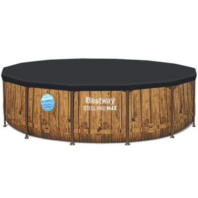 Image showing 6 th Bestway Steel Pro MAX Splashview Pool Set, 14 ft.