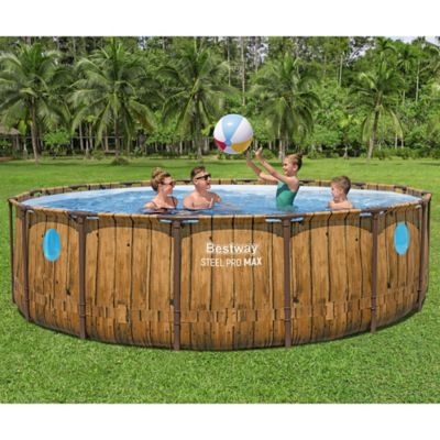 Image showing 8 th Bestway Steel Pro MAX Splashview Pool Set