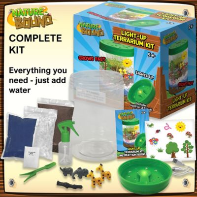 Image showing 1 th Nature Bound Light Up Terrarium Kit, Green