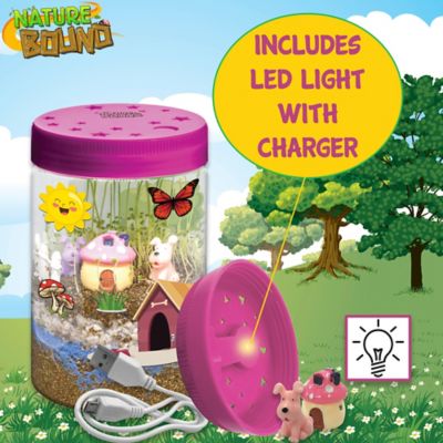 Image showing  Light Up Terrarium Kit, Pink
