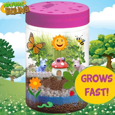Image showing  Light Up Terrarium Kit, Pink