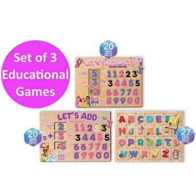 Image showing  Disney: Set of 3 Educational Games - Princess