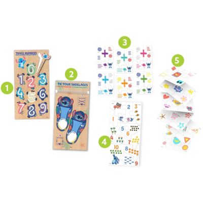 Image showing  Disney: Stitch Educational Games - Set Of 5
