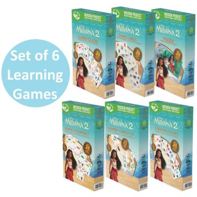 Image showing  Disney: Set of 6 Learning Games - Moana 2