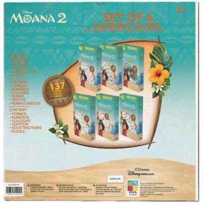 Image showing  Disney: Set of 6 Learning Games - Moana 2