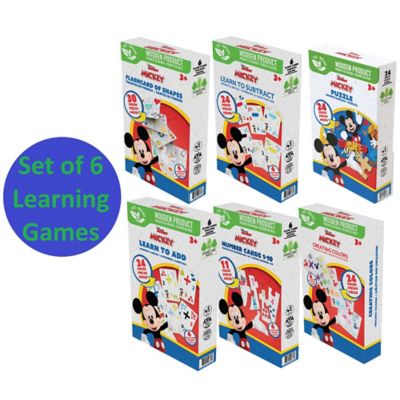 Image showing  Disney: Set of 6 Learning Games - Mickey