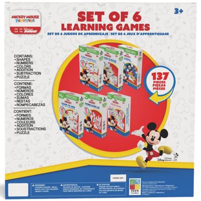 Image showing  Disney: Set of 6 Learning Games - Mickey