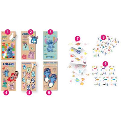 Image showing  Disney: Stitch Educational Games - Set Of 9