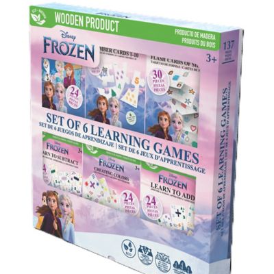 Image showing  Disney: Set of 6 Learning Games - Frozen