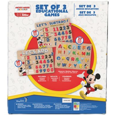 Image showing  Disney: Set of 3 Educational Games - Mickey