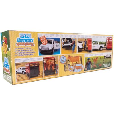 Image showing  Trailer Playset Truck & Cattle, 18 pc.