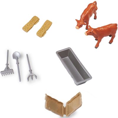 Image showing  Trailer Playset Truck & Cattle, 18 pc.