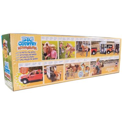 Image showing  Trailer Playset Truck & Horse, 24pc