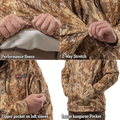 Image showing  Men's Harrison Mid Weight Performance Fleece Hoodie, Obrys