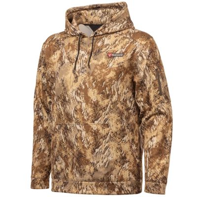 Huntworth Men's Harrison Mid Weight Performance Fleece Hoodie, Obrys