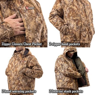 Image showing 5 th Huntworth Men's Moreau, Midweight, Lined, Waterproof, Waterfowl, Hunting Jacket, Obrys