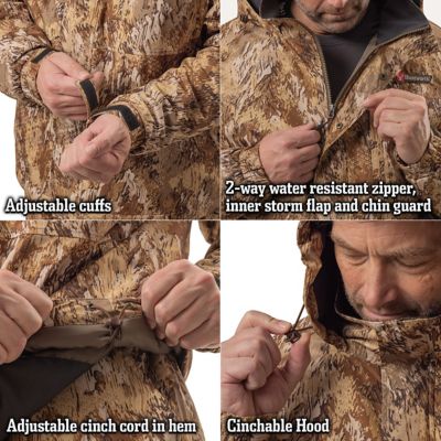 Image showing 6 th Huntworth Men's Moreau, Midweight, Lined, Waterproof, Waterfowl, Hunting Jacket, Obrys