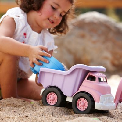 Image showing  Dump Truck, Pink & Purple, Toy Construction Vehicle
