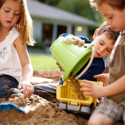 Image showing  Dump Truck, Yellow & Red, Toy Construction Vehicle