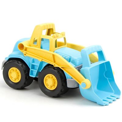 Green Toys Loader Truck, Blue & Yellow, Scoop & Dump Toy Construction Vehicle