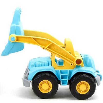 Image showing  Loader Truck, Blue & Yellow, Scoop & Dump Toy Construction Vehicle