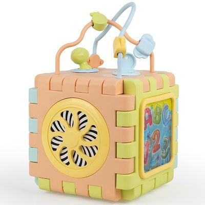 Dolu Toy Factory 2 in 1 Educational Cube & Puzzle