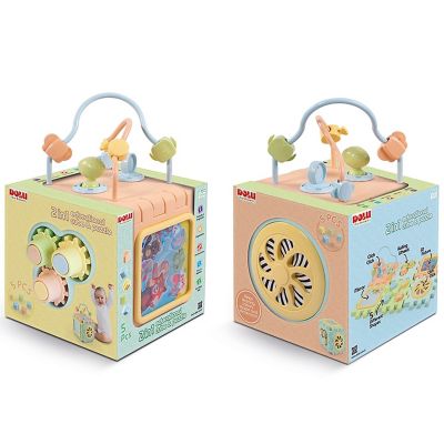 Image showing 2 th Dolu Toy Factory 2 in 1 Educational Cube & Puzzle