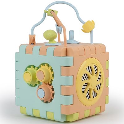 Image showing 3 th Dolu Toy Factory 2 in 1 Educational Cube & Puzzle