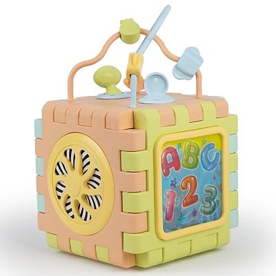 Image showing 5 th Dolu Toy Factory 2 in 1 Educational Cube & Puzzle