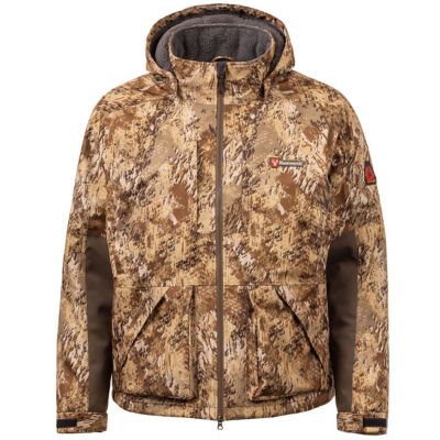 Image showing 0 th Huntworth Men's Huron Heavy Weight Wateproof Rain Jacket, Heat Boost, Merino Wool, Obrys