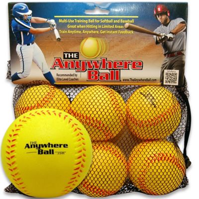 Anywhere Sports Sports: Foam Training Balls, 6 pk.