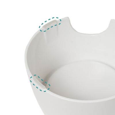 Image showing 6 th Richell Raised Slow Feeder Bowl