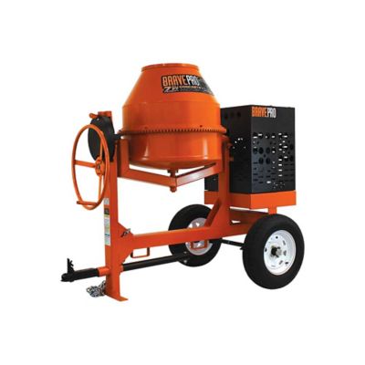 Brave Concrete Mixer, 7 cu. ft. Steel Drum, Honda GX270