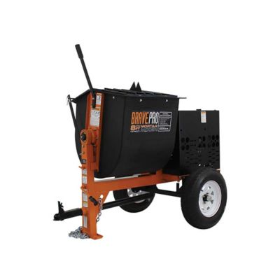 Brave Mortar Mixer, 8 cu. Ft. Poly Drum, Honda GX240