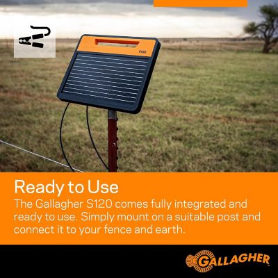 Image showing  S120 Lithium Solar Electric Fence Energizer