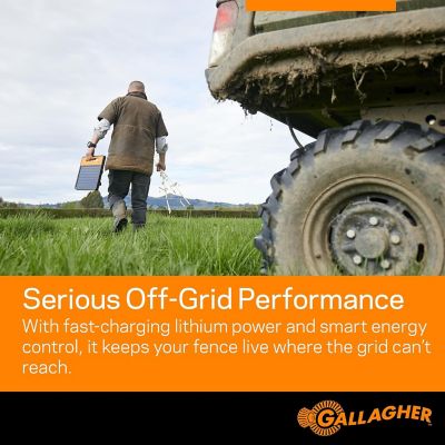 Image showing 5 th Gallagher S120 Lithium Solar Electric Fence Energizer