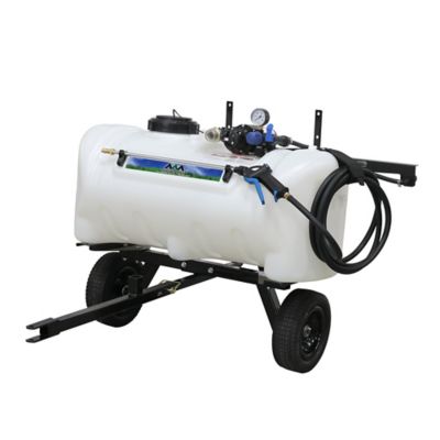 Master Mfg 25 gal. Deluxe Pull Behind Broadcast Sprayer, 2.2GPM, 7 ft. Swath