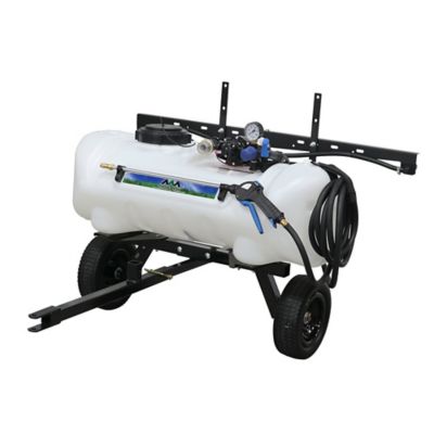 Master Mfg 15 gal. Deluxe Pull Behind Broadcast Sprayer, 2.2GPM, 7 ft. Swath