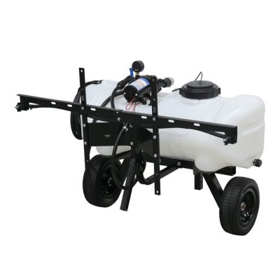 Image showing  15 gal. Deluxe Pull Behind Broadcast Sprayer, 2.2GPM, 7 ft. Swath