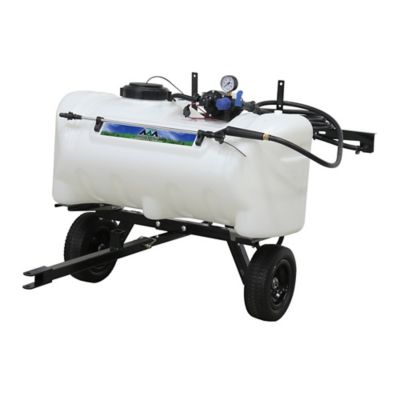 Master Mfg 25 gal. Pull Behind Broadcast Sprayer, 2.2GPM, 7 ft. Swath