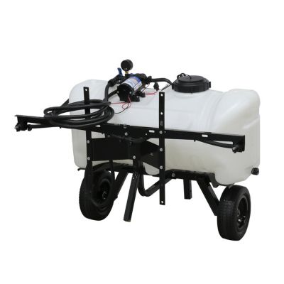 Image showing  25 gal. Pull Behind Broadcast Sprayer, 2.2GPM, 7 ft. Swath